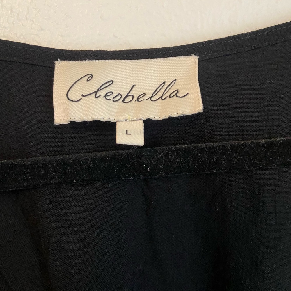Cleobella embroidered wrap dress